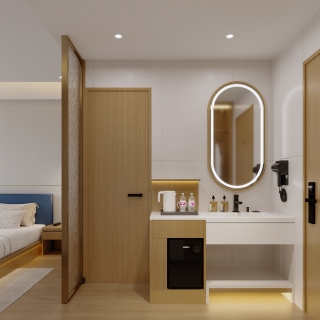 现代酒店洗漱台