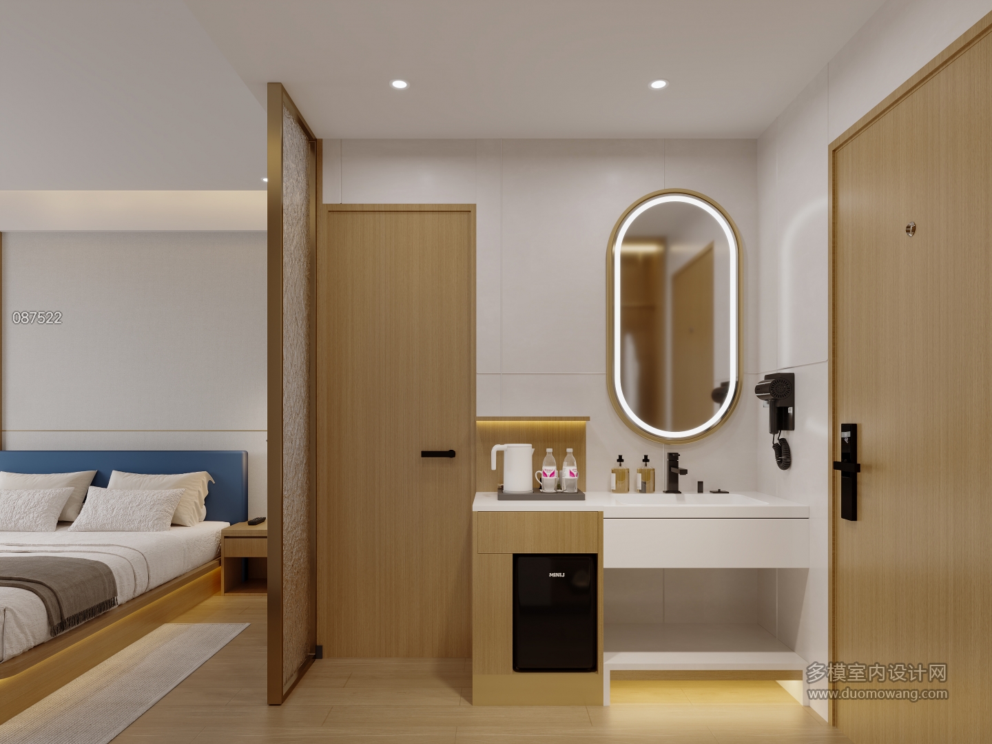 现代酒店洗漱台