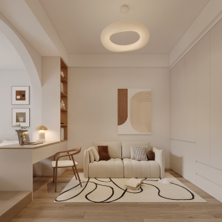 简约原木风女儿房