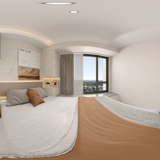 现代主卧360全景