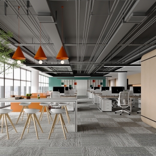 现代二楼公共办公室