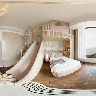 现代女儿房全景