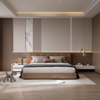 意式轻奢三楼主卧