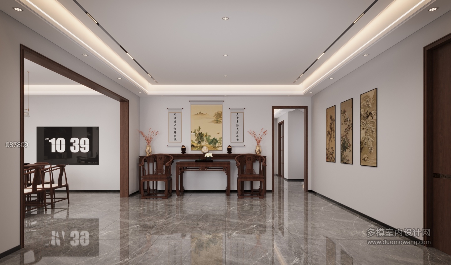 新中式1楼_门厅