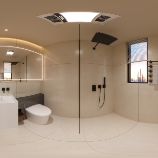 宋氏三楼卧室卫生间全景