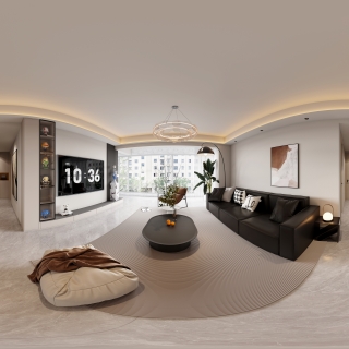 1现代客餐厅全景