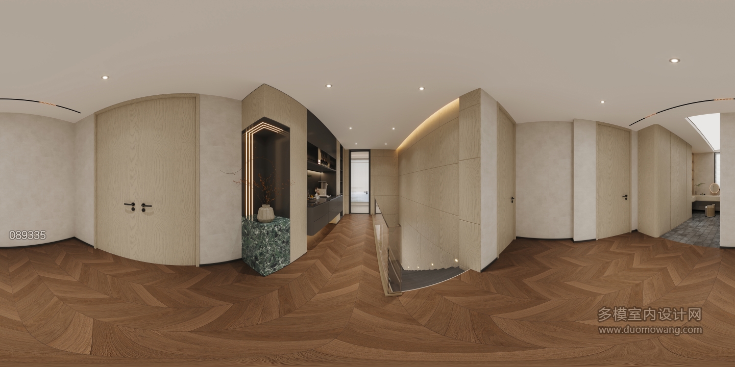 二楼楼梯间全景