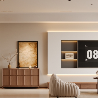 中古电视背景特写