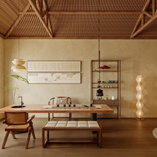 上下杭牛角梳店 二楼_二层茶饮区003