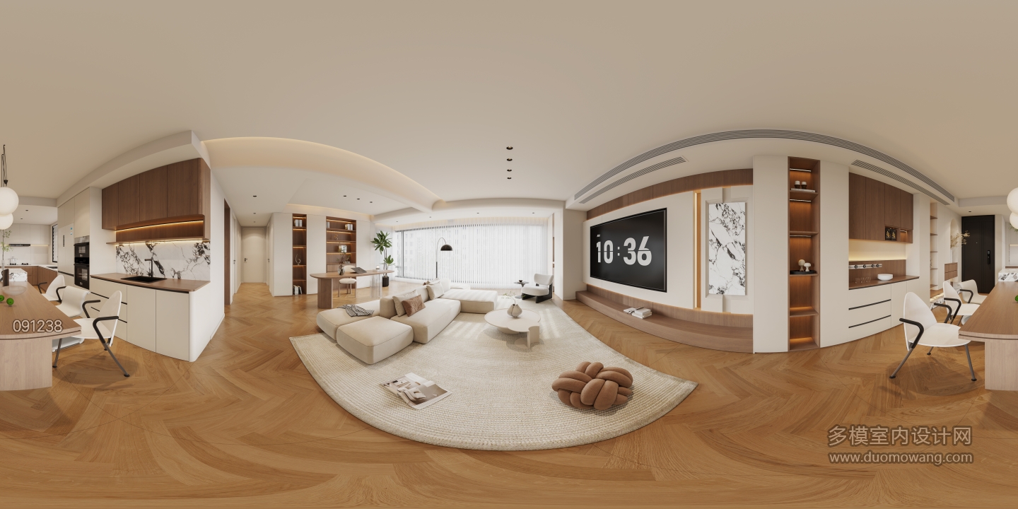 1现代中古风客餐厅