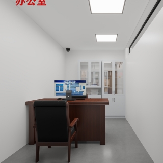 现代警察局办公室