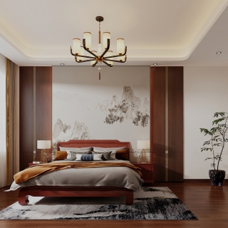 中式主卧静态