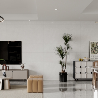 现代客厅电视背景墙