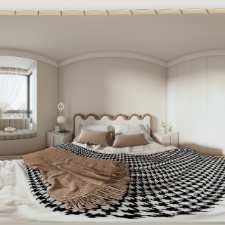 现代女孩房全景