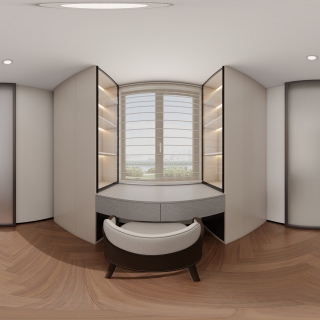 现代-1层衣帽间