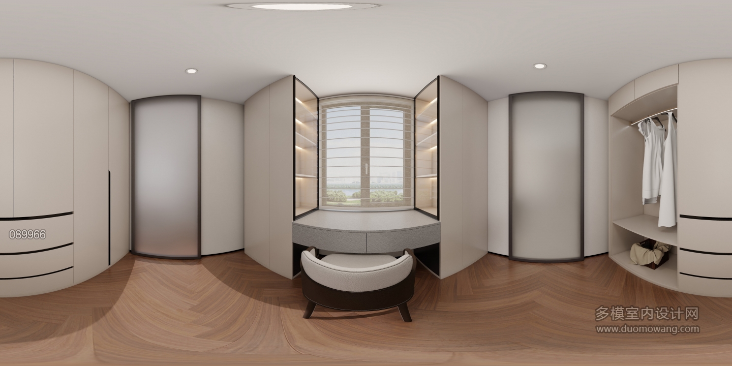 现代-1层衣帽间