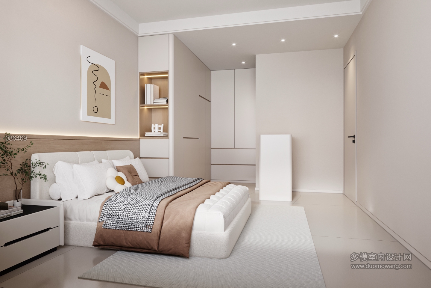 现代风格卧室特写