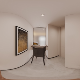 现代2楼次卧室全景