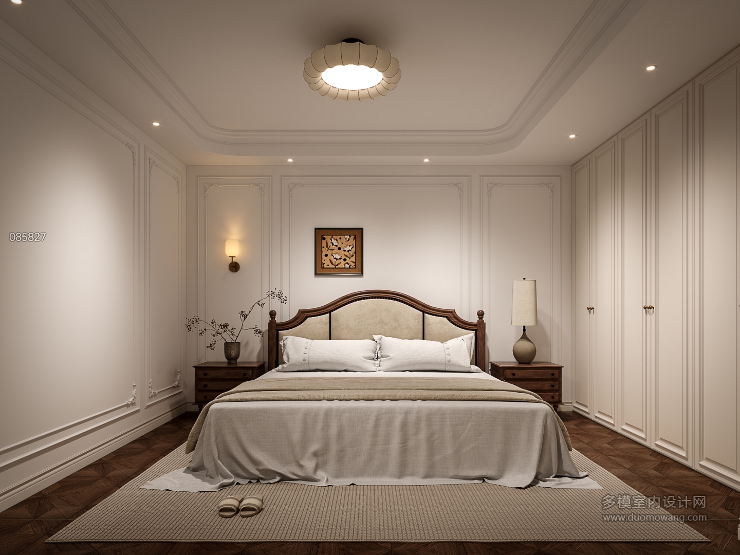 法式复古夹层卧室