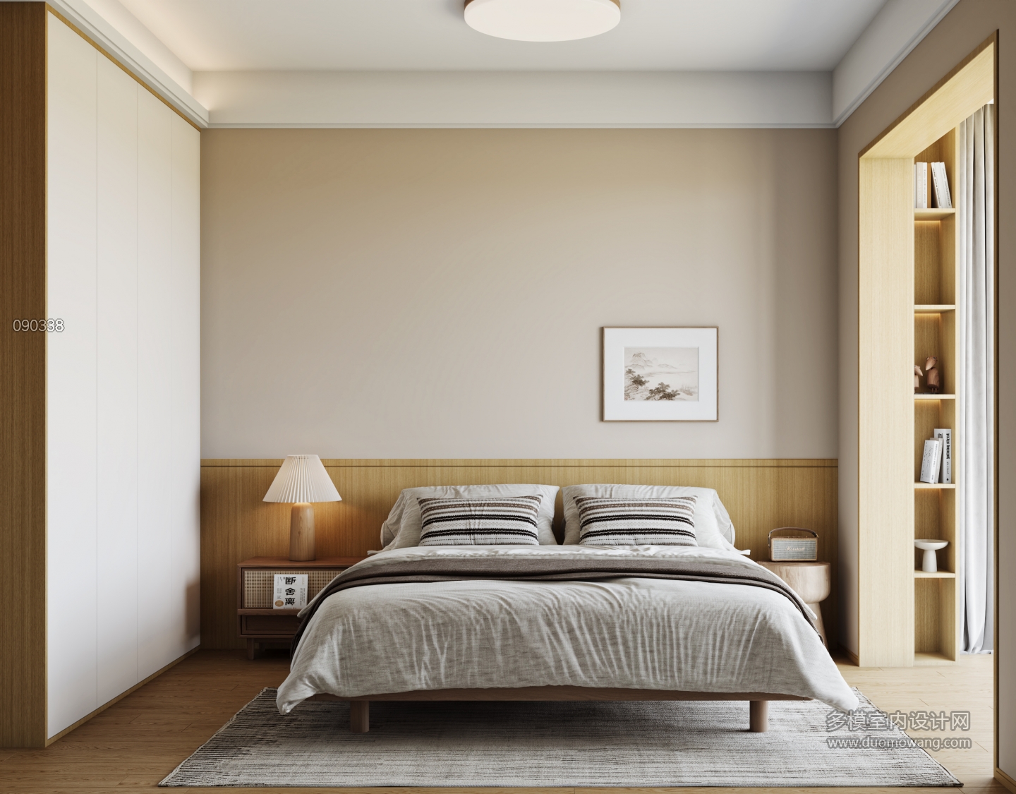 现代主卧单