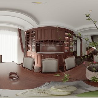 美式一楼餐厅全景