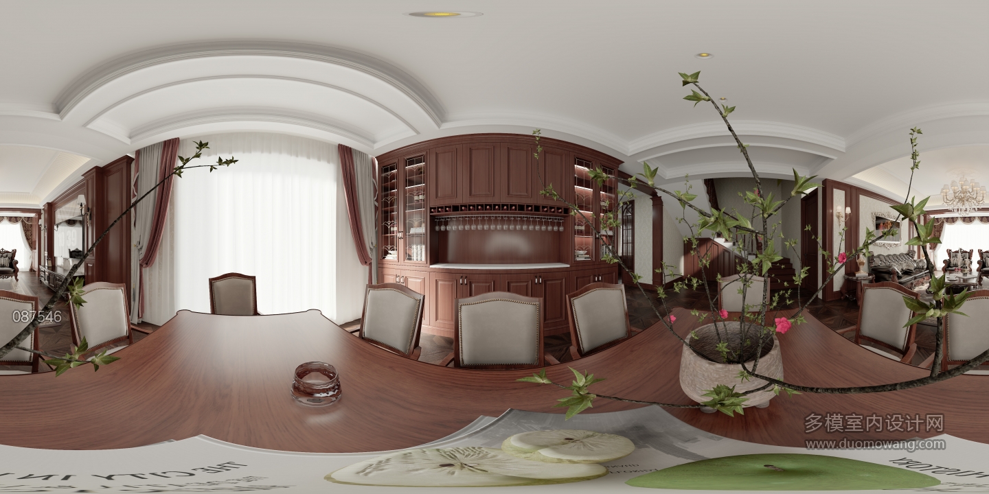 美式一楼餐厅全景