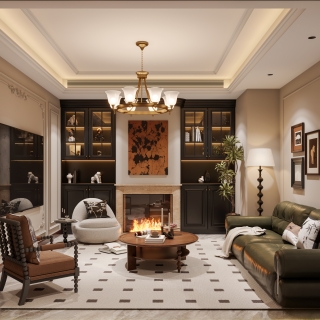 美式一楼休闲厅