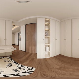 中古衣帽间全景