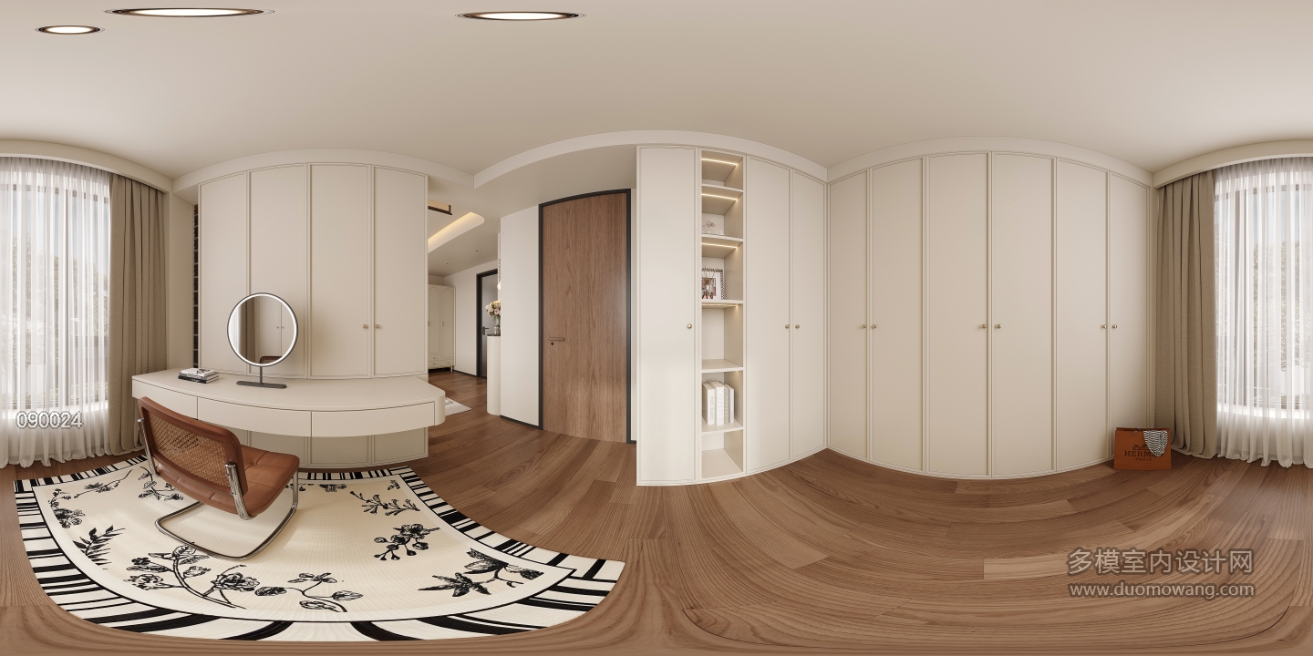 中古衣帽间全景