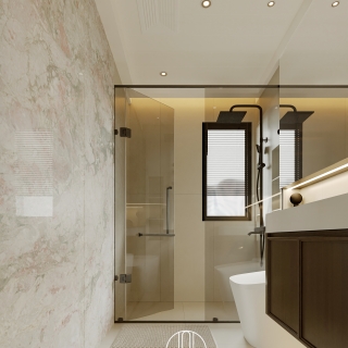 现代公共卫生间静态