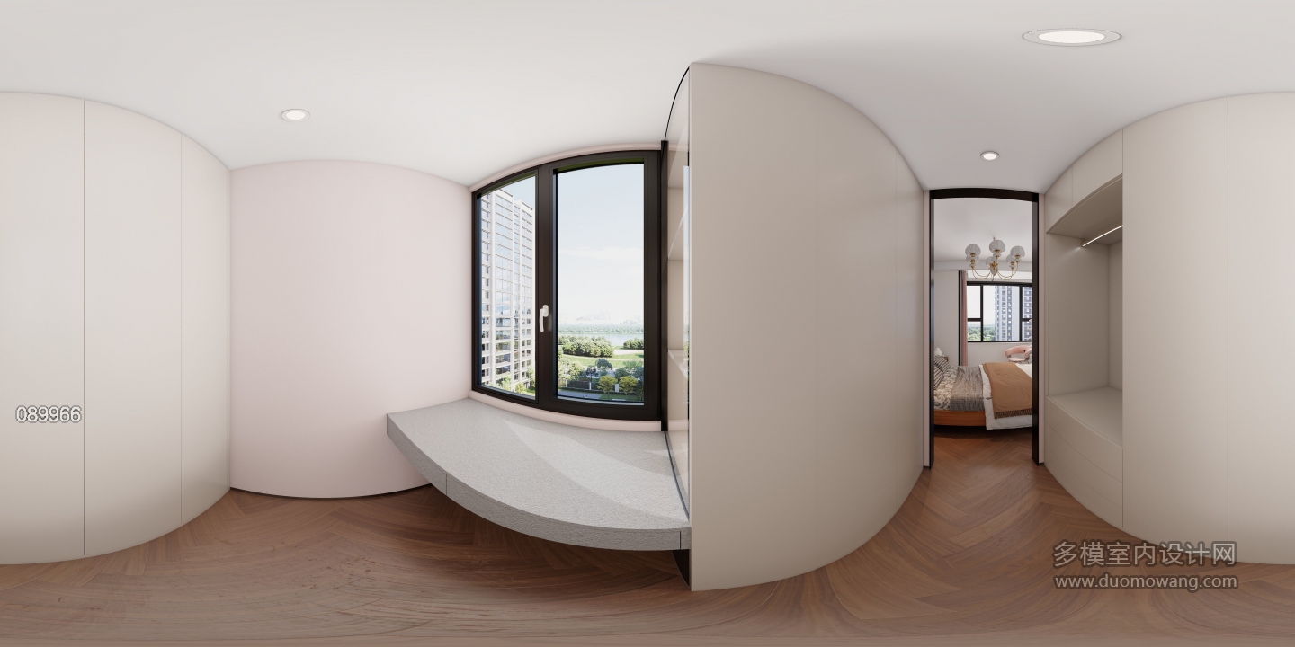 现代-2层女孩衣帽间