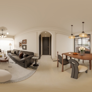 法式客餐厅全景