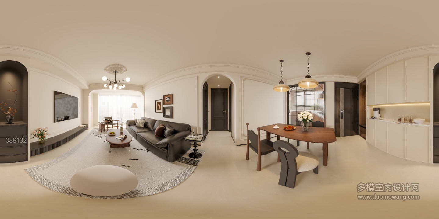 法式客餐厅全景