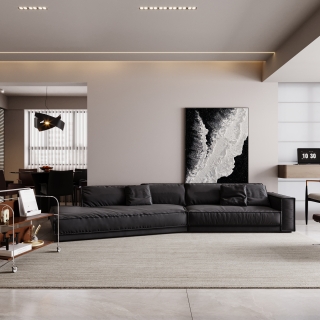 现代风格沙发墙