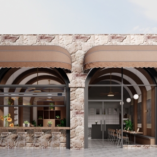 中古风 驿站室外 静态