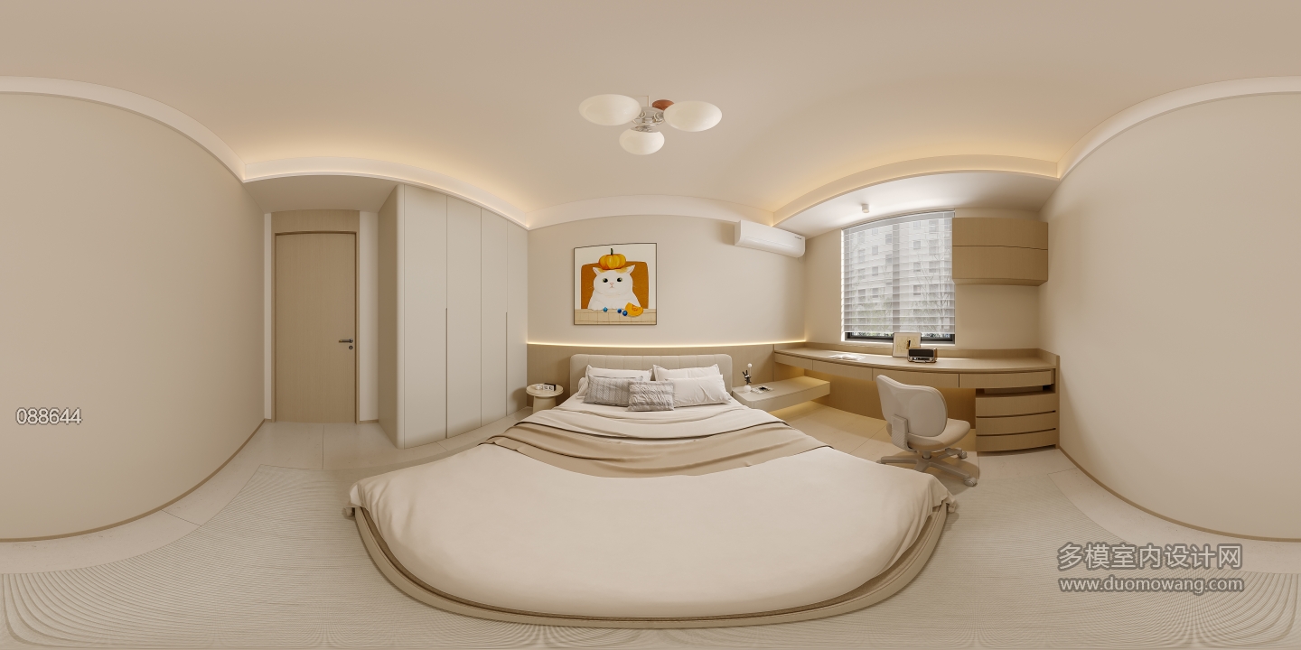 现代小孩房全景