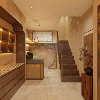 上下杭牛角梳店一楼OK_吧台