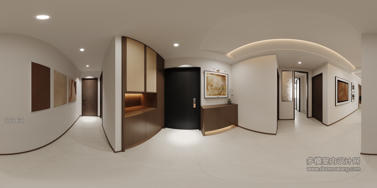 现代中古进门全景