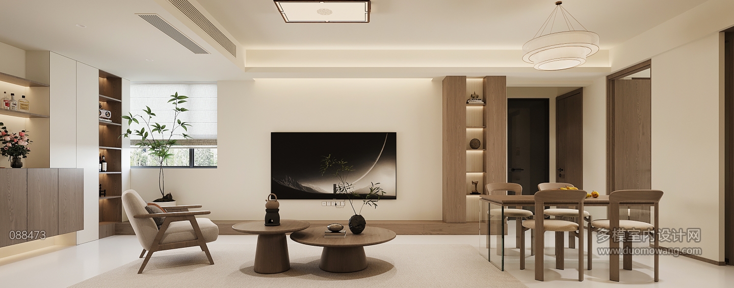 现代客餐厅单张二