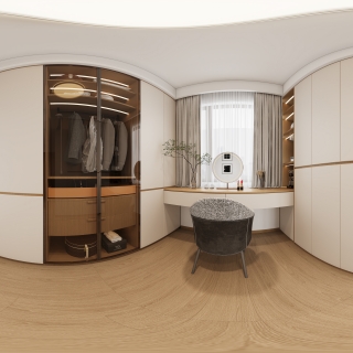 意式衣帽间全景