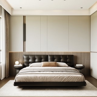 现代主卧单