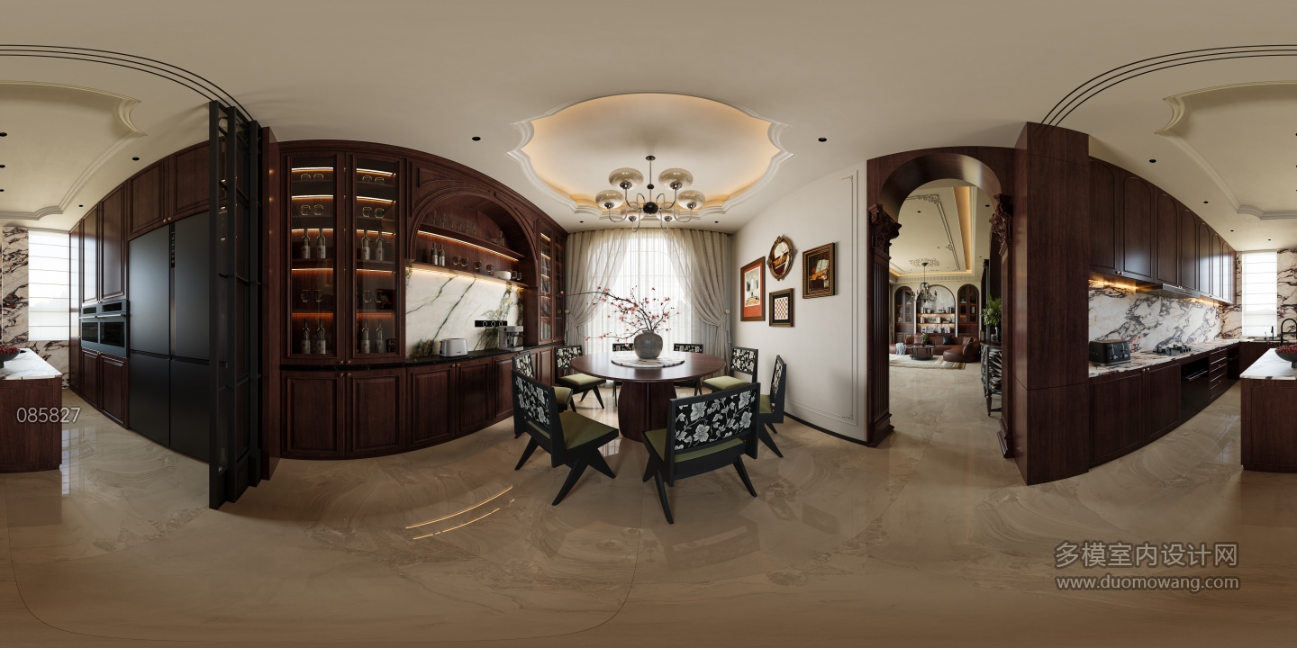 法式复古餐厅360