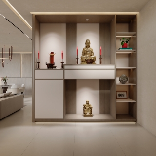 意式一楼 玄关神台