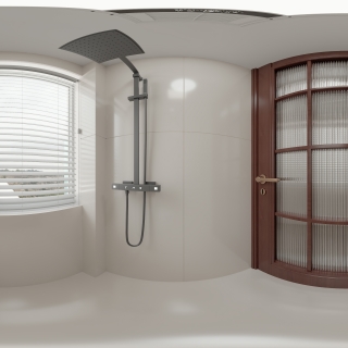 美式一楼卫生间全景