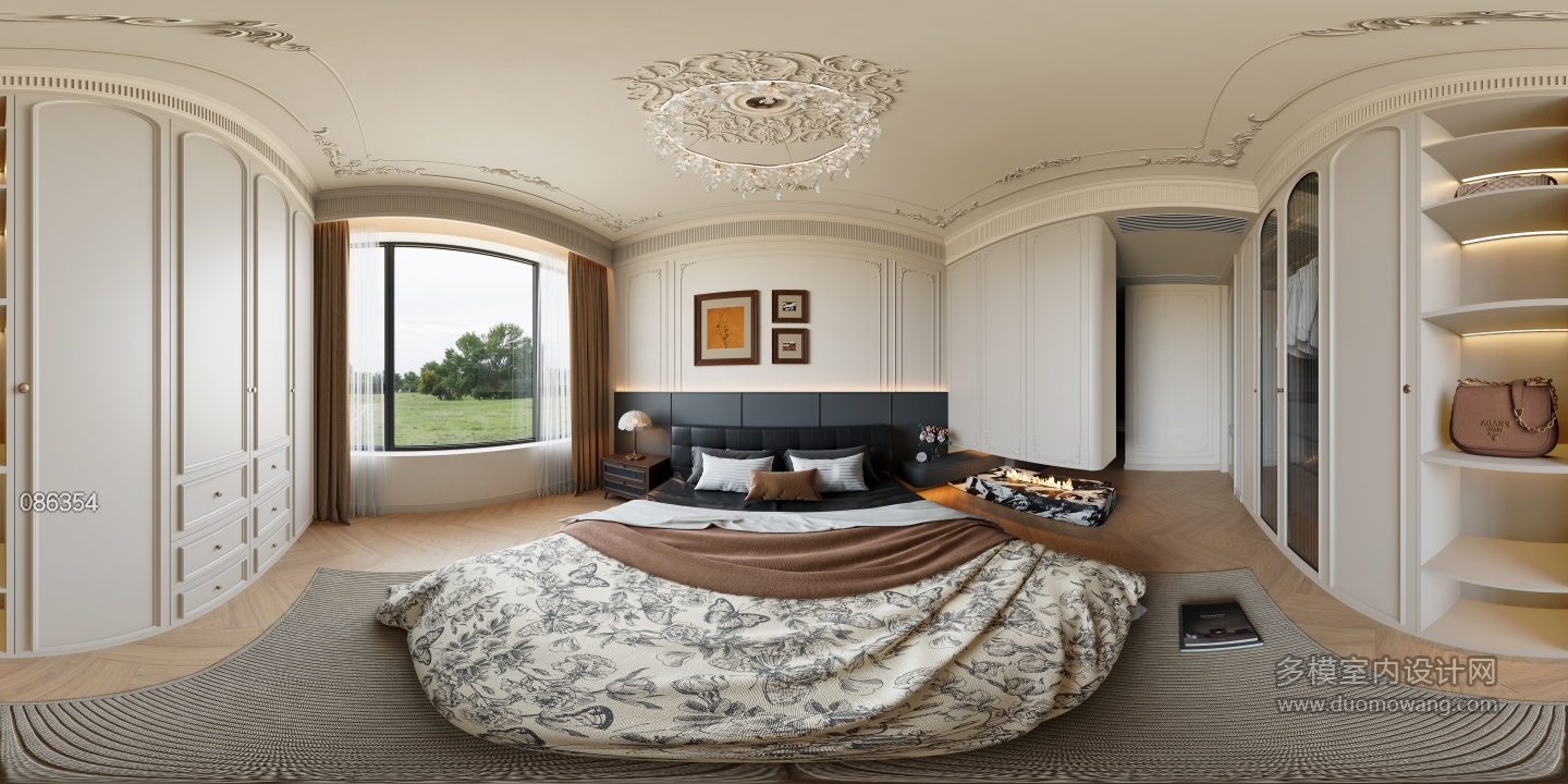 美式主卧360