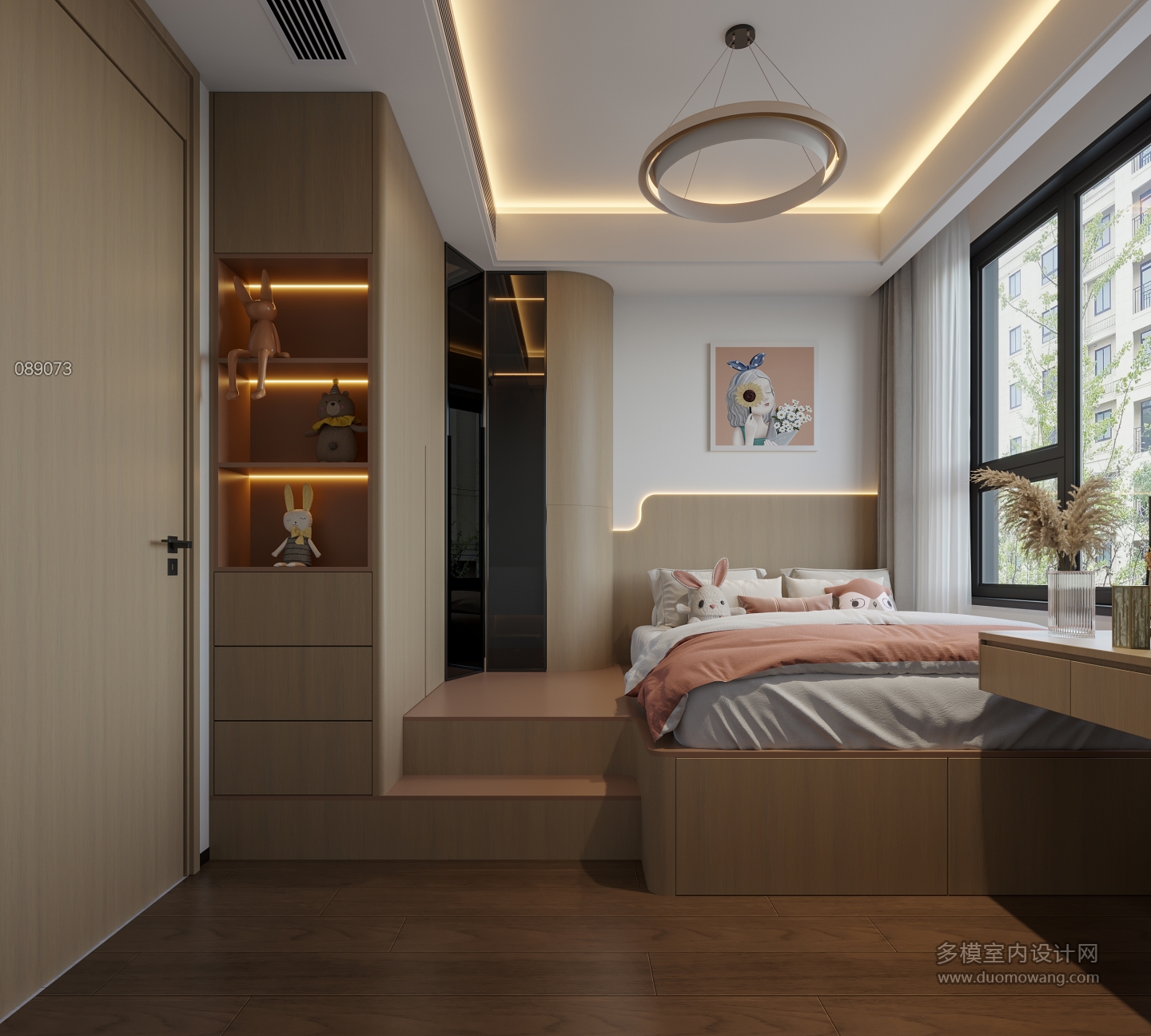 现代女孩房静态