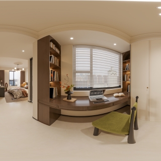 法式衣帽间全景