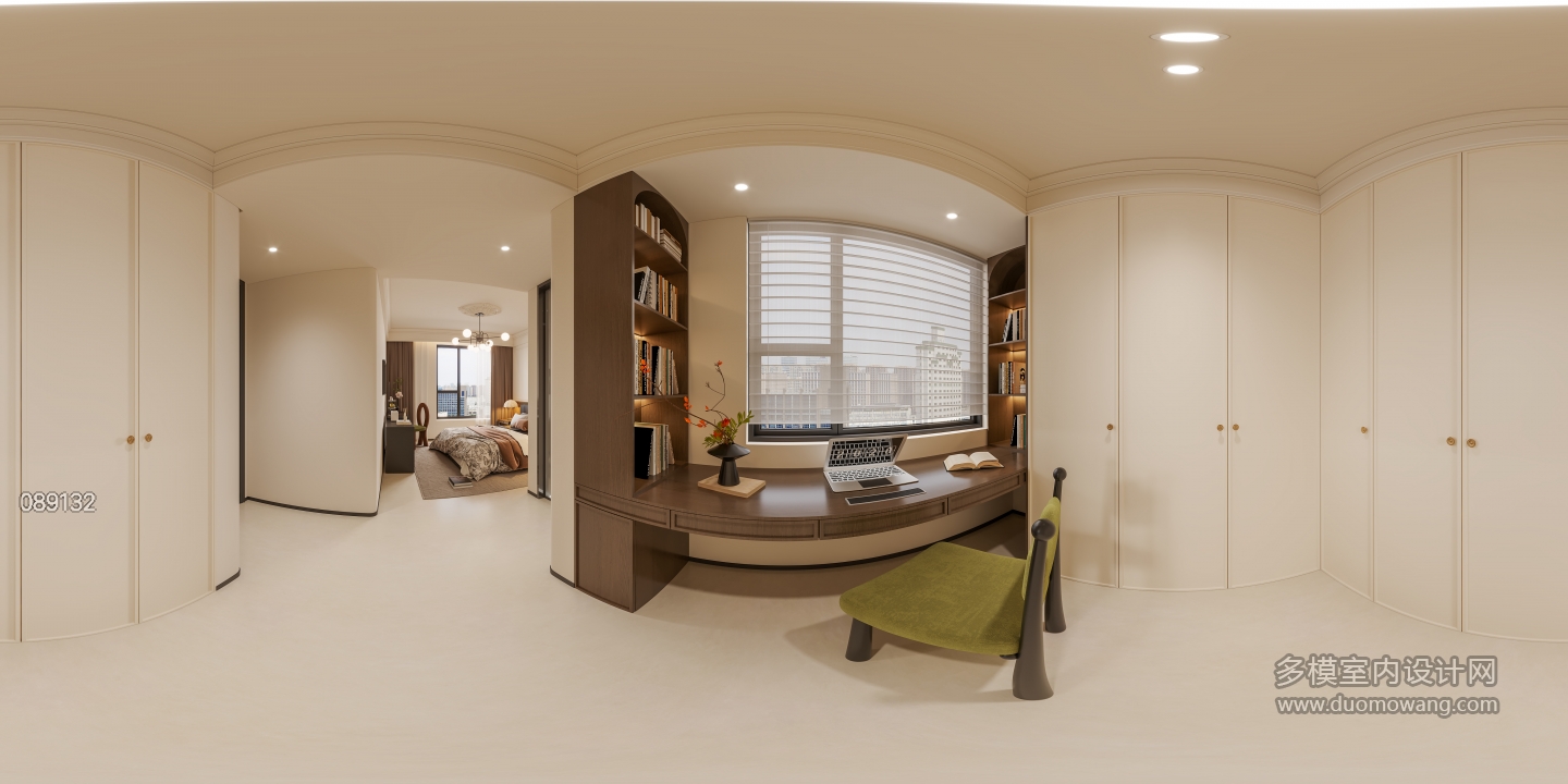 法式衣帽间全景