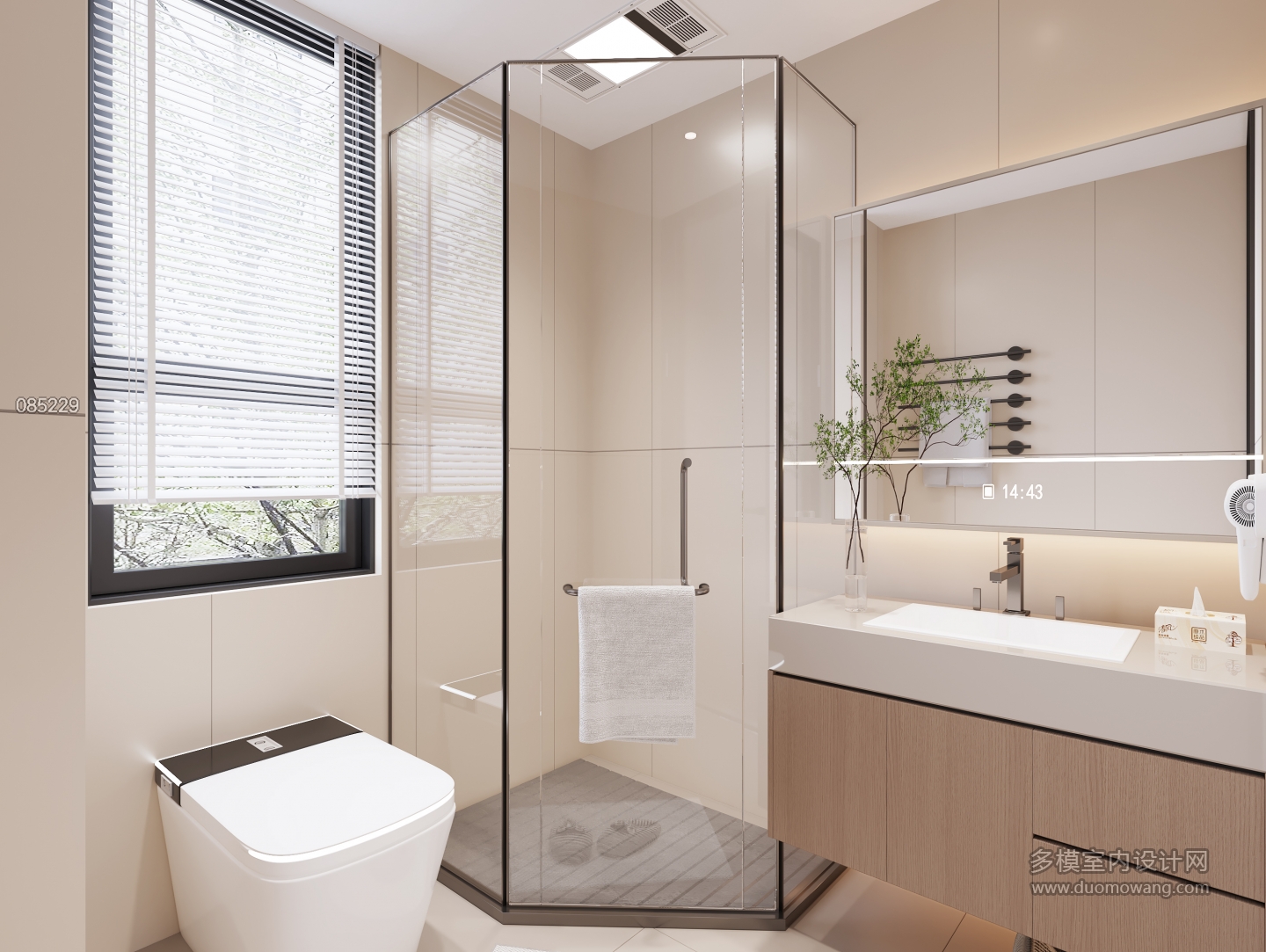 主卧卫生间特写