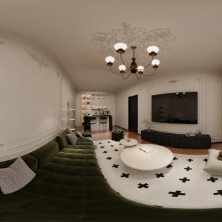 法式负一楼影音室